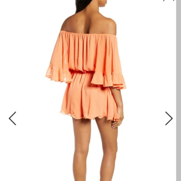 Endless Rose off the shoulder ruffle romper - Picture 2 of 6